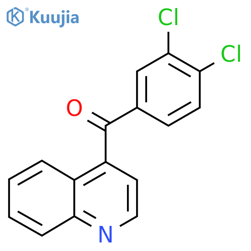 4-(3,4-Dichlorobenzoyl)quinoline structure