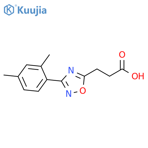 3-[3-(2,4-Dimethyl-phenyl)-[1,2,4]oxadiazol-5-yl]-propionic acid structure