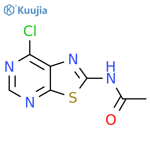 N-(7-Chloro-thiazolo[5,4-d]pyrimidin-2-yl)-acetamide structure