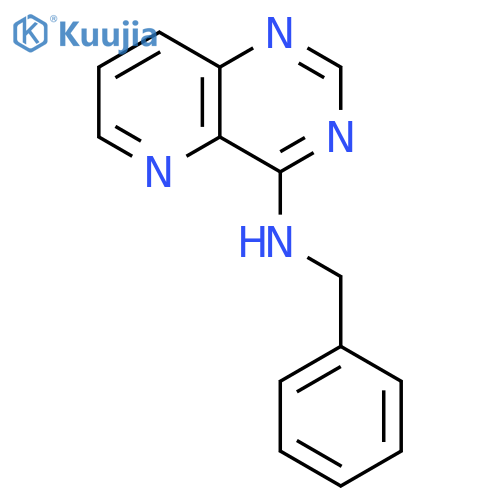 PYRIDO[3,2-D]PYRIMIDIN-4-AMINE, N-(PHENYLMETHYL)- structure