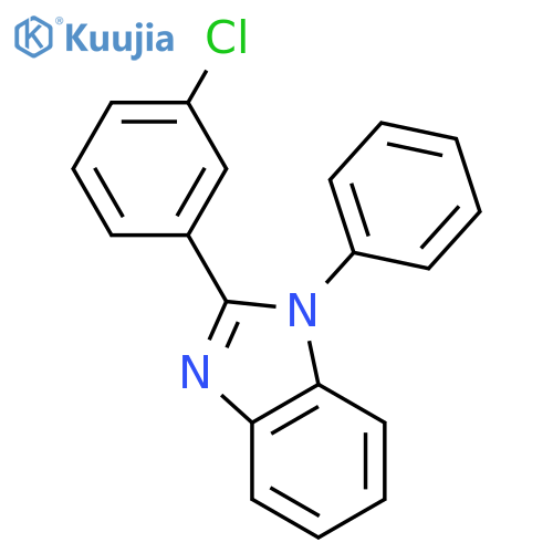 2-(3-Chlorophenyl)-1-phenyl-1H-benzodimidazole structure