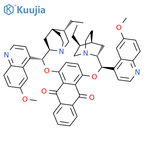 1,4-Bis(dihydroquinine)anthraquinoneanthraquinone structure