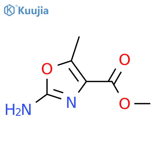 Methyl 2-amino-5-methyloxazole-4-carboxylate structure