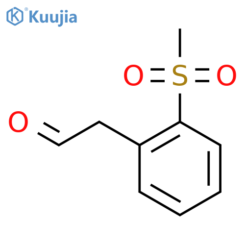 2-(2-Methanesulfonylphenyl)acetaldehyde structure