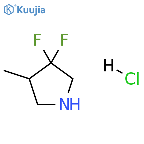3,3-Difluoro-4-methylpyrrolidine hydrochloride structure