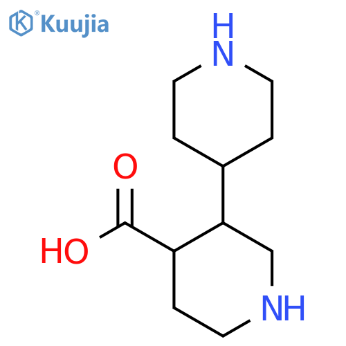 3-(piperidin-4-yl)piperidine-4-carboxylic acid structure