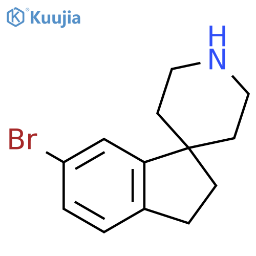 [1H-indene-1,4'-piperidine], 6-bromo-2,3-dihydro- structure