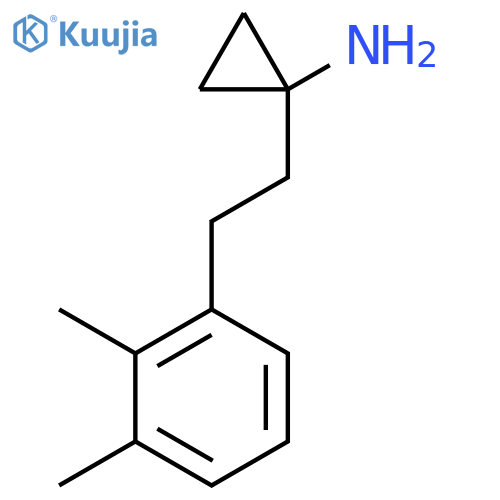 1-2-(2,3-dimethylphenyl)ethylcyclopropan-1-amine structure