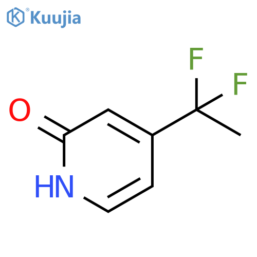 4-(1,1-difluoroethyl)pyridin-2-ol structure
