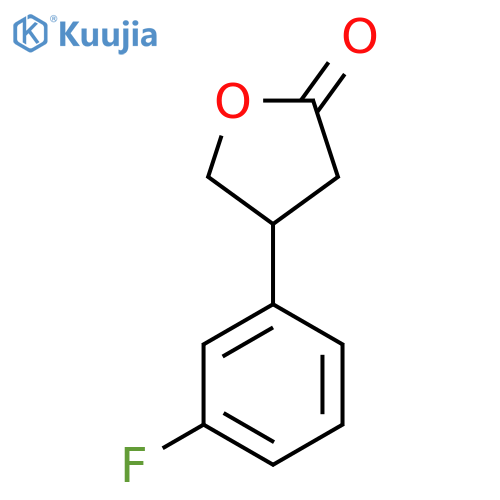4-(3-Fluorophenyl)oxolan-2-one structure