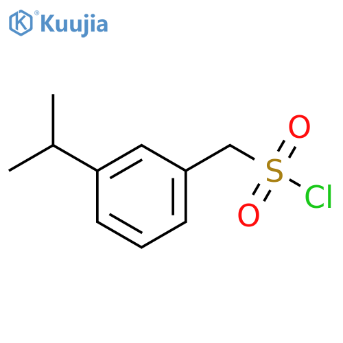 [3-(Propan-2-yl)phenyl]methanesulfonyl chloride structure