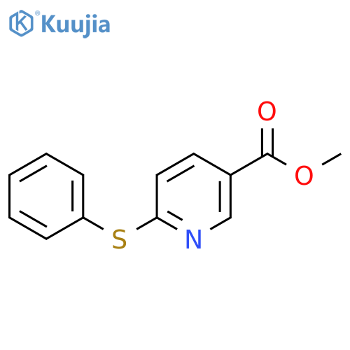 Methyl 6-(Phenylthio)nicotinate structure