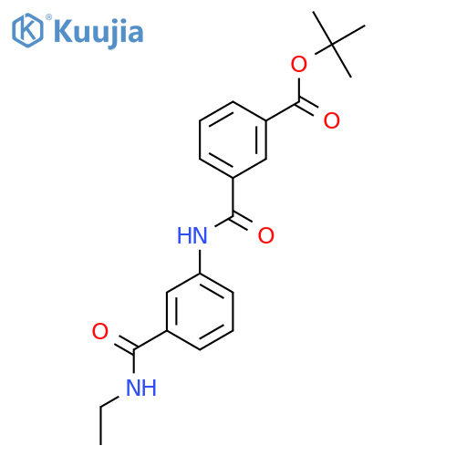 tert-Butyl 3-{[3-(ethylcarbamoyl)phenyl]carbamoyl}benzoate structure