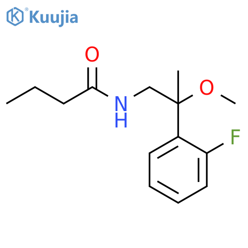 Butanamide, N-[2-(2-fluorophenyl)-2-methoxypropyl]- structure