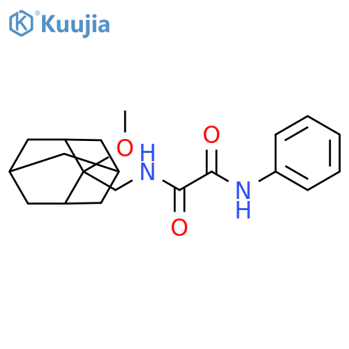 N1-[(2-Methoxytricyclo[3.3.1.13,7]dec-2-yl)methyl]-N2-phenylethanediamide structure