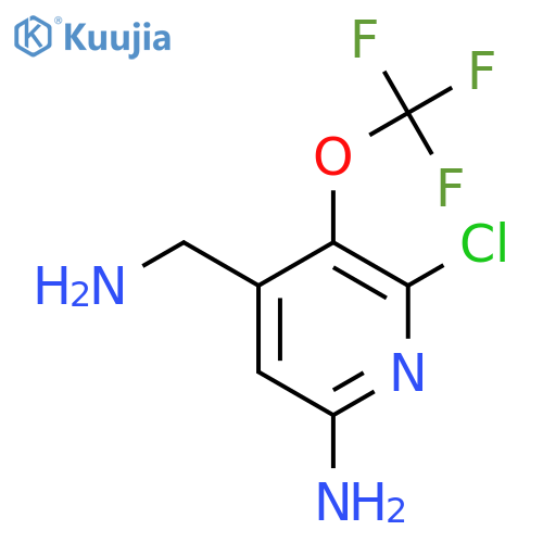 6-Amino-4-(aminomethyl)-2-chloro-3-(trifluoromethoxy)pyridine structure