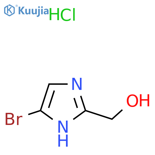 (4-bromo-1H-imidazol-2-yl)methanol hydrochloride structure