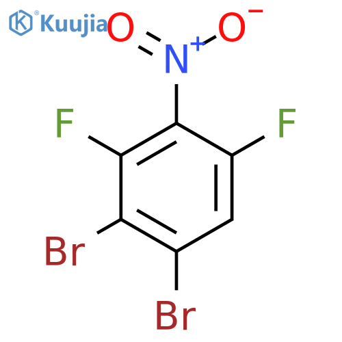 1,2-Dibromo-3,5-difluoro-4-nitrobenzene structure