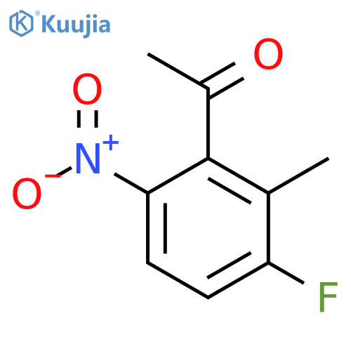 3'-Fluoro-2'-methyl-6'-nitroacetophenone structure