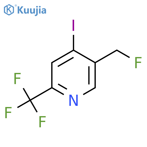 5-Fluoromethyl-4-iodo-2-(trifluoromethyl)pyridine structure