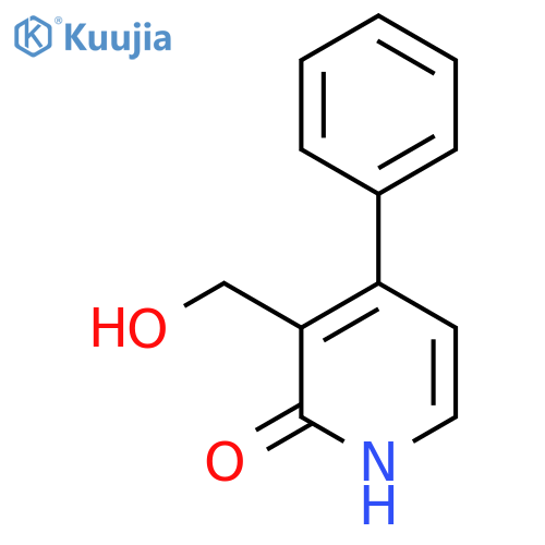 2-Hydroxy-4-phenylpyridine-3-methanol structure