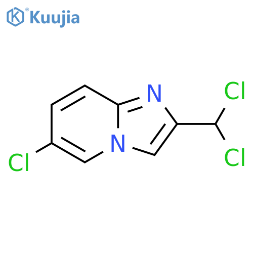 Imidazo[1,2-a]pyridine, 6-chloro-2-(dichloromethyl)- structure
