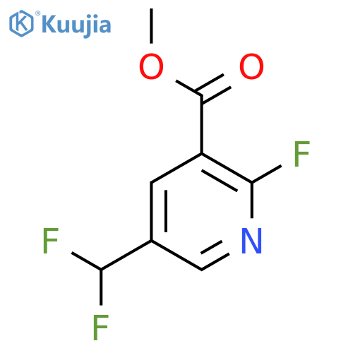 Methyl 5-(difluoromethyl)-2-fluoropyridine-3-carboxylate structure