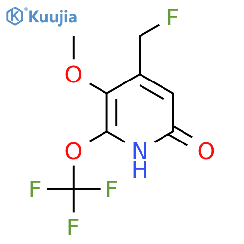 4-(Fluoromethyl)-6-hydroxy-3-methoxy-2-(trifluoromethoxy)pyridine structure