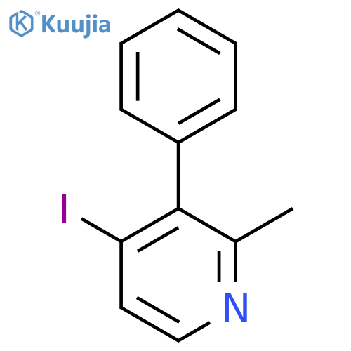 4-Iodo-2-methyl-3-phenylpyridine structure