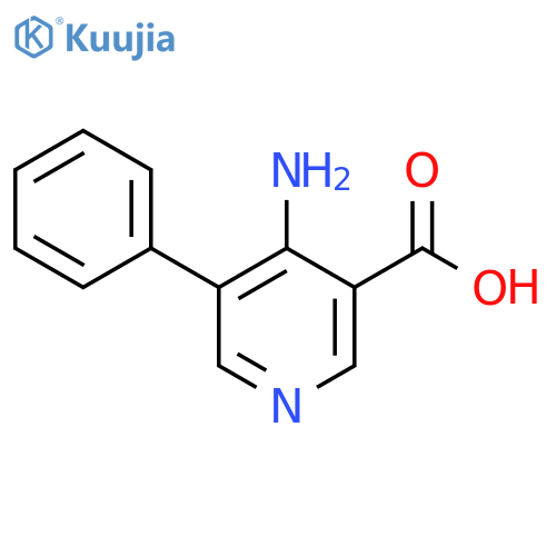 4-Amino-5-phenylnicotinic acid structure