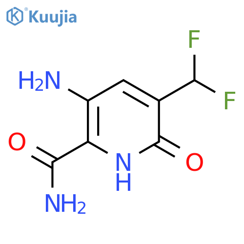 3-Amino-5-(difluoromethyl)-6-hydroxypyridine-2-carboxamide structure