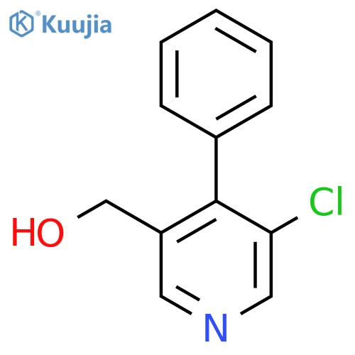 3-Chloro-4-phenylpyridine-5-methanol structure