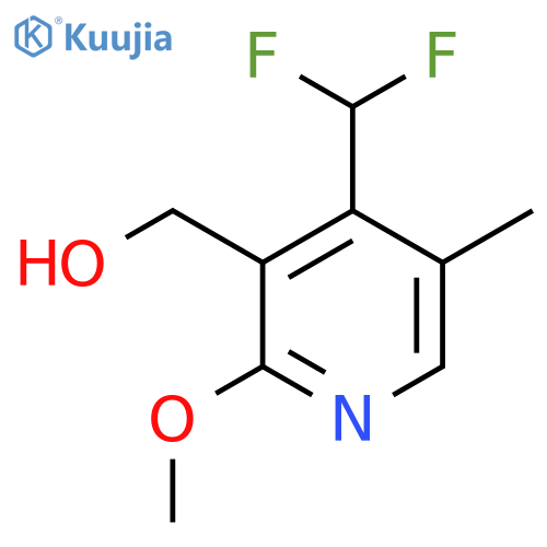 4-(Difluoromethyl)-2-methoxy-5-methylpyridine-3-methanol structure