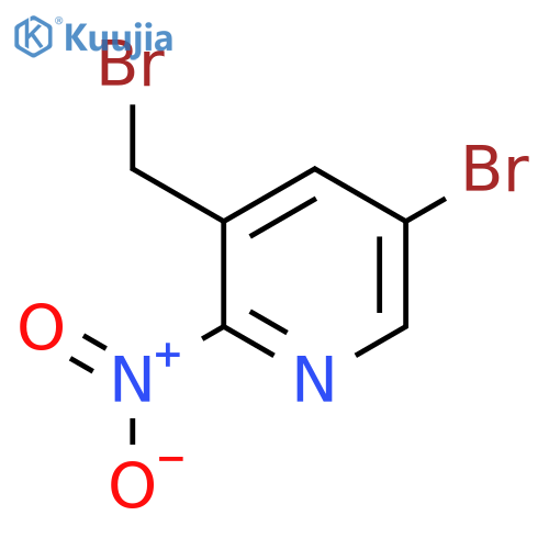 5-Bromo-3-bromomethyl-2-nitropyridine structure