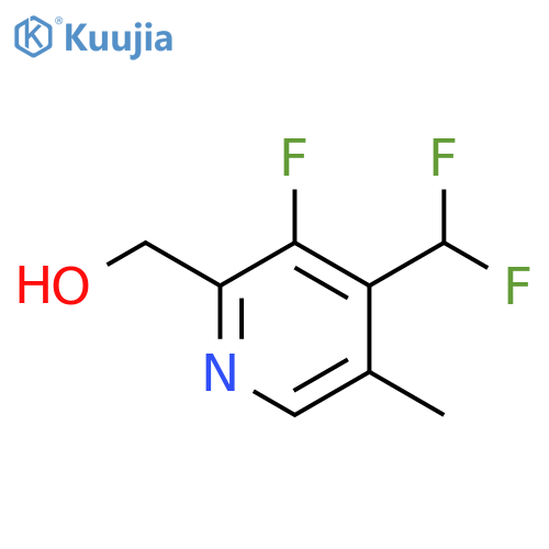 2-Pyridinemethanol, 4-(difluoromethyl)-3-fluoro-5-methyl- structure
