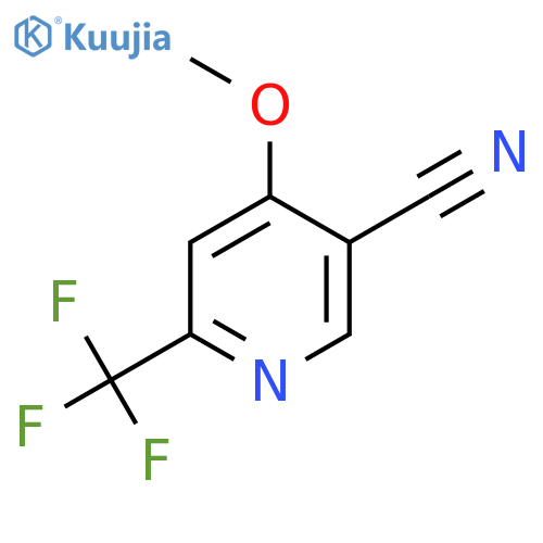 4-Methoxy-6-(trifluoromethyl)nicotinonitrile structure