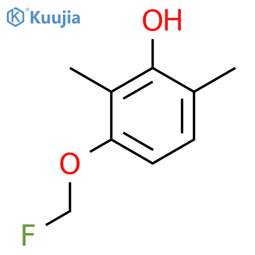 2,6-Dimethyl-3-(fluoromethoxy)phenol structure