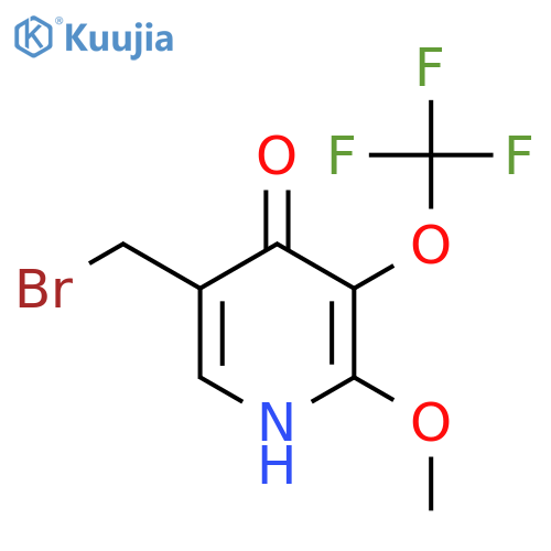 5-(Bromomethyl)-4-hydroxy-2-methoxy-3-(trifluoromethoxy)pyridine structure