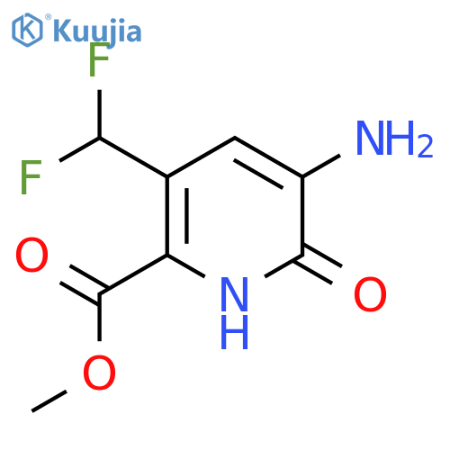 Methyl 3-amino-5-(difluoromethyl)-2-hydroxypyridine-6-carboxylate structure