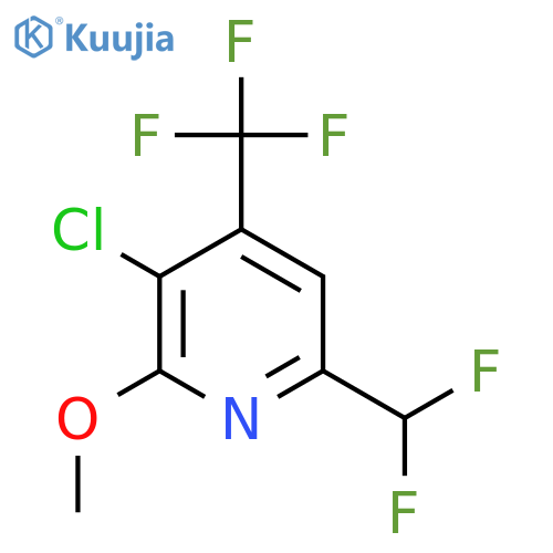 3-Chloro-6-(difluoromethyl)-2-methoxy-4-(trifluoromethyl)pyridine structure