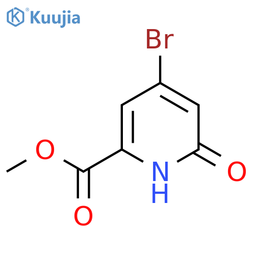 Methyl 4-bromo-6-hydroxypicolinate structure