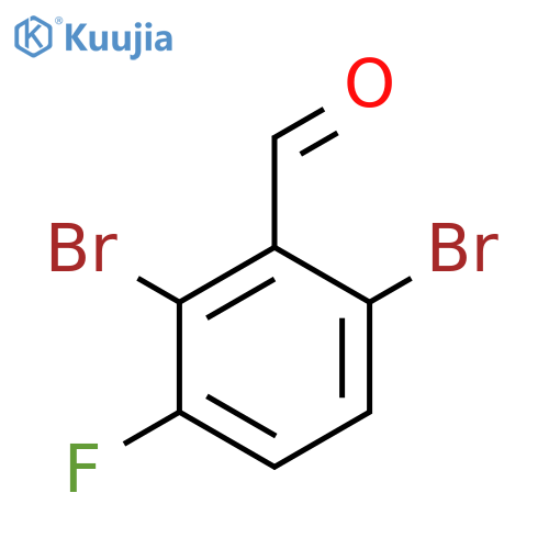 2,6-Dibromo-3-fluorobenzaldehyde structure