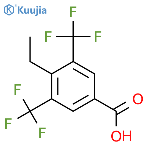 3,5-Bis(trifluoromethyl)-4-ethylbenzoic acid structure
