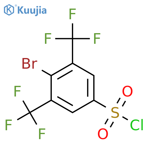 3,5-Bis(trifluoromethyl)-4-bromobenzenesulfonyl chloride structure