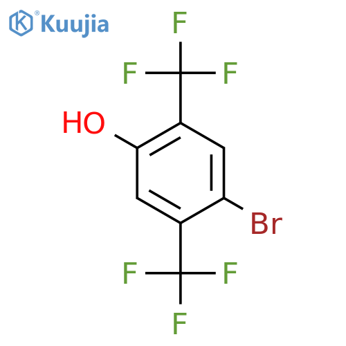 2,5-Bis(trifluoromethyl)-4-bromophenol structure
