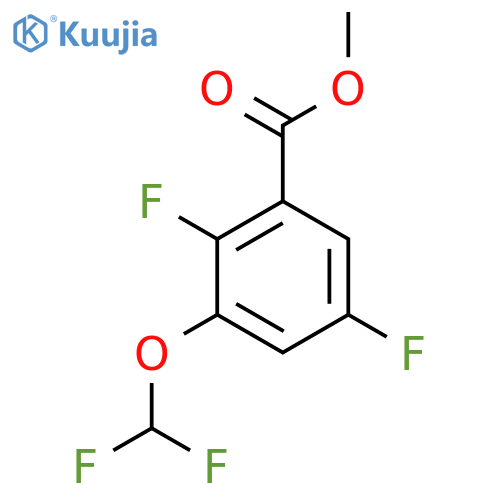 Methyl 2,5-difluoro-3-(difluoromethoxy)benzoate structure