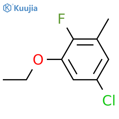 5-Chloro-1-ethoxy-2-fluoro-3-methylbenzene structure