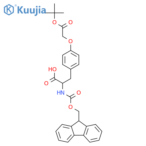 N-Fmoc-4-(tert-butoxycarbonylmethoxy)-L-phenylalanine structure