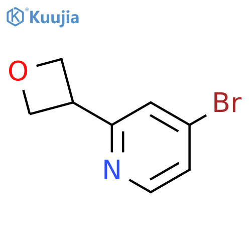 4-bromo-2-(oxetan-3-yl)pyridine structure