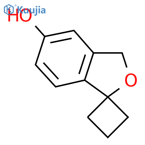 3h-Spiro[2-benzofuran-1,1'-cyclobutane]-5-ol structure